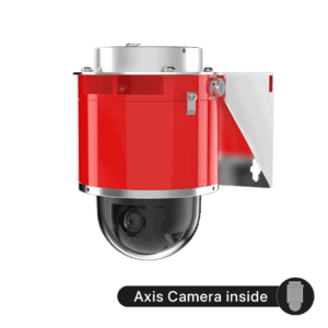 close up of explosion proof dome camera